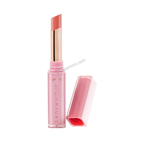 Zignature Maxx Cover Crystal Glam Lipstick  #02 Peach Bebe