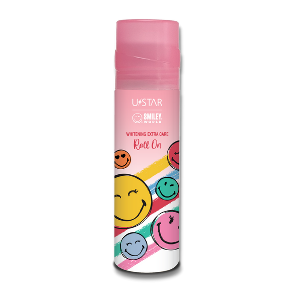 Smiley World Whitening Extra Care Roll On #Be Happy (75ml)