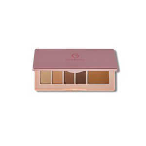 Goldberry Simplify Eye & Hilight Contour Palette #01 Ordinary Brown